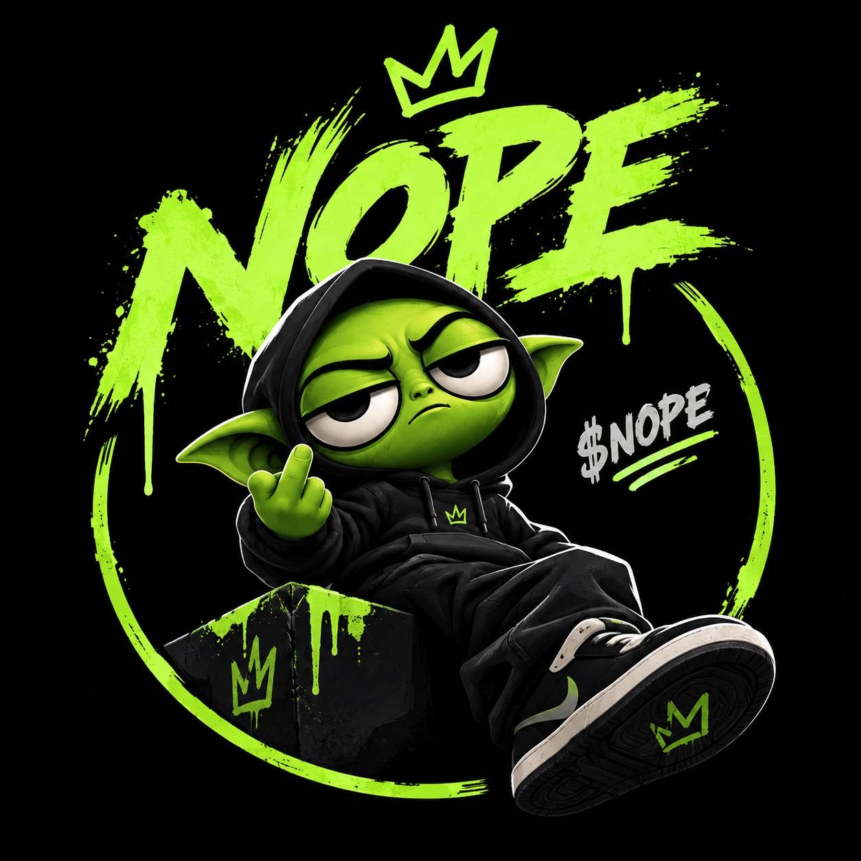 NOPE mascot artwork